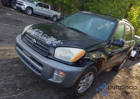 2001 Toyota Rav4 из США, поврежденный, VIN JTEGH20VX10034085